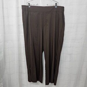 Old Navy Active Brown Stretchtech Wide Leg Athletic Pants Gorpcore Quick Dry 2XL